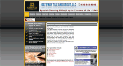 Desktop Screenshot of gatewaytileandgrout.com