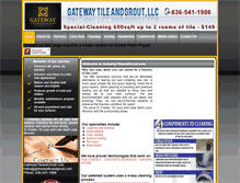 Tablet Screenshot of gatewaytileandgrout.com